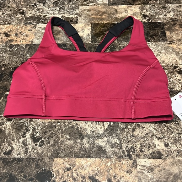 LULULEMON POWER THROUGH BRA POME COLOR NWT - Picture 3 of 6